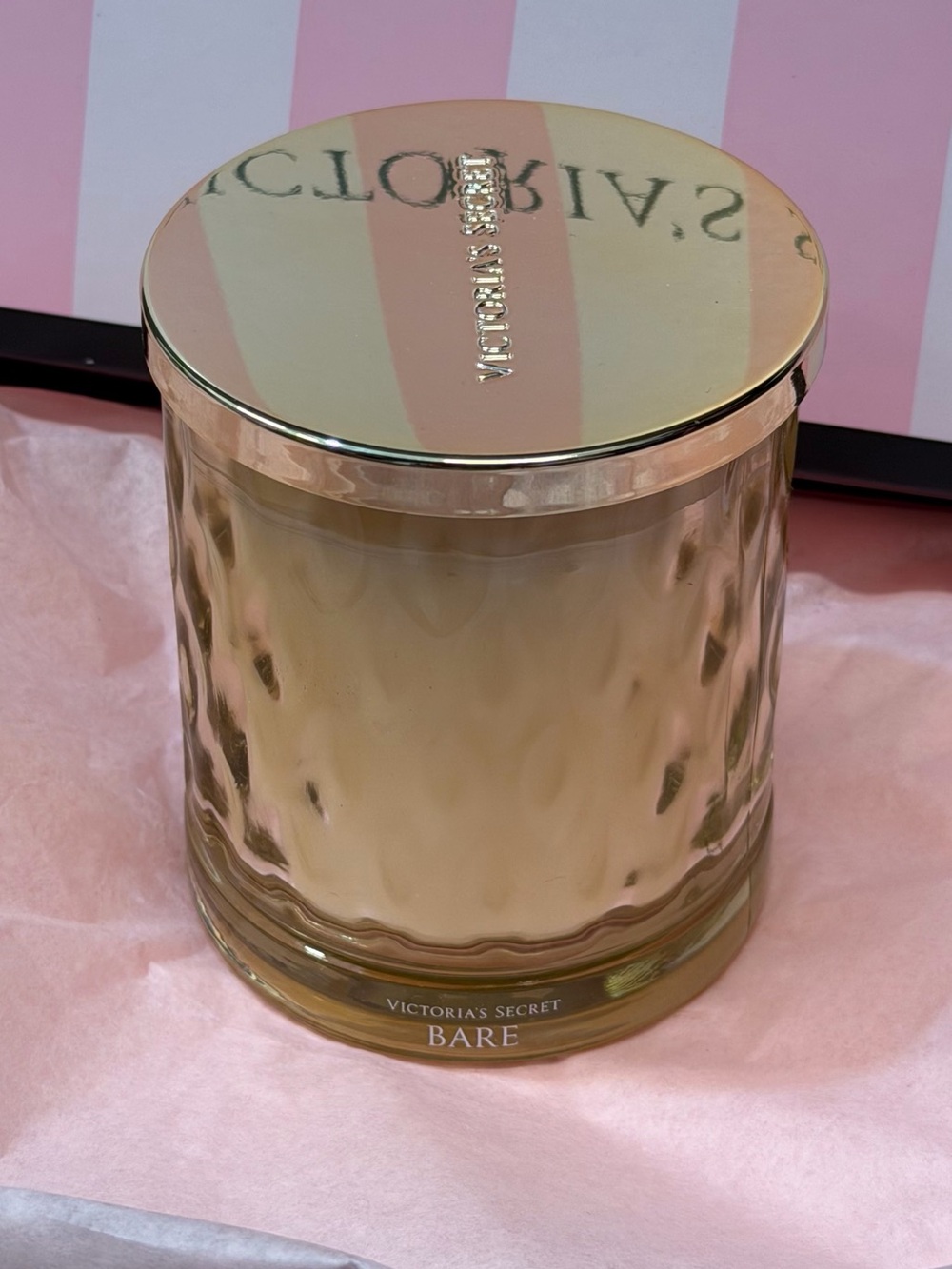 NEW Victoria's Secret Fine Fragrance Candle BARE 10.2 oz